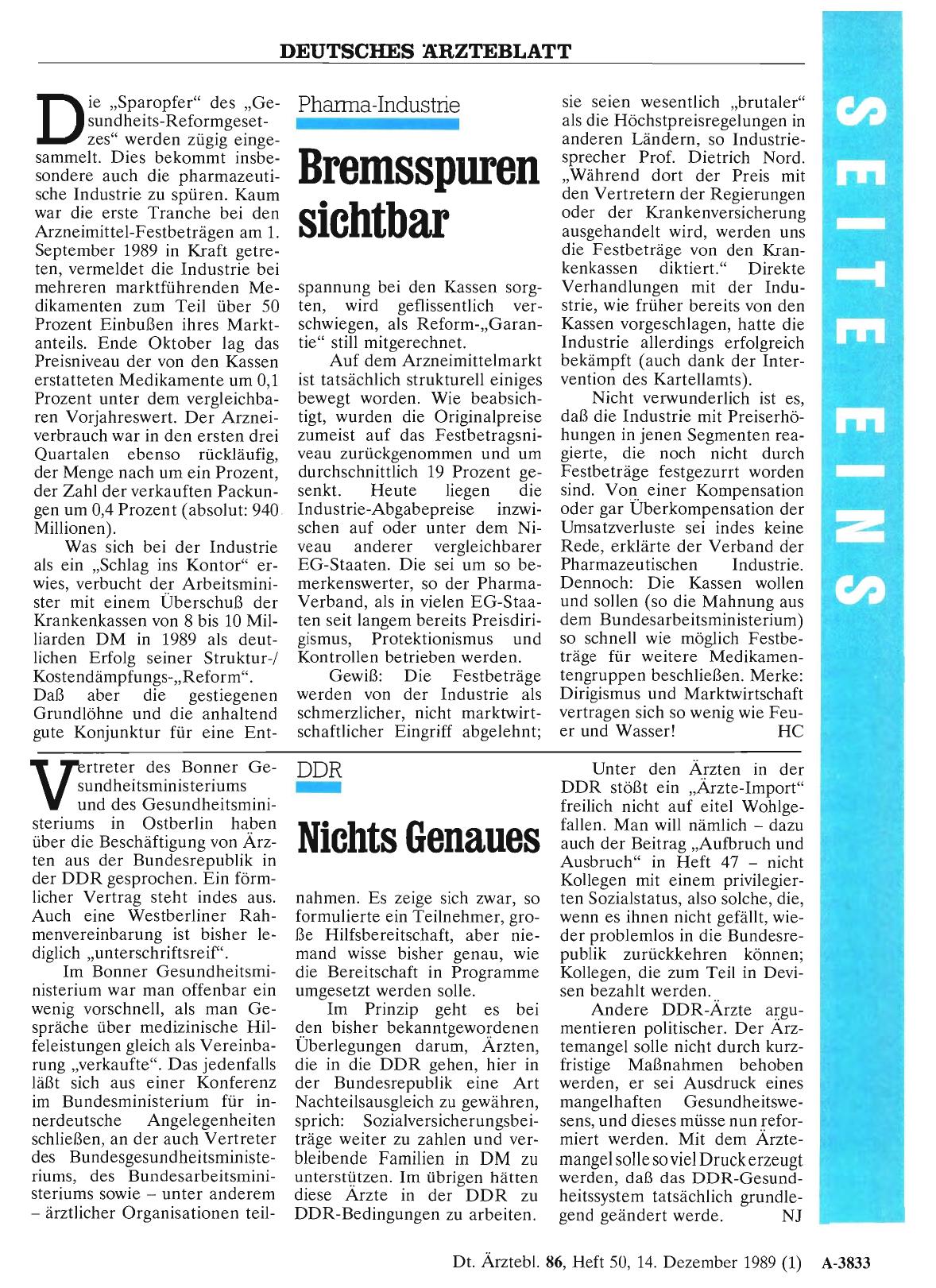 Vorschauseite 1: Pharma-Industrie Bremsspuren sichtbar