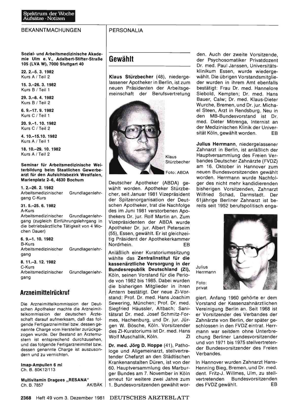 Vorschauseite 1: Gewählt