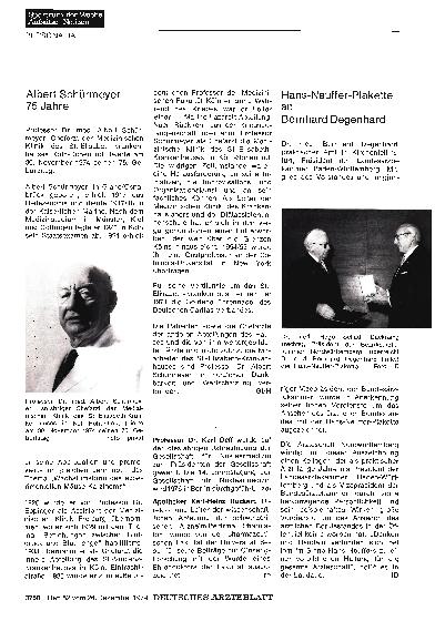 Vorschauseite 1: Professor Dr. Karl Oeff
