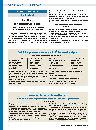 Vorschauseite 1: Neues für die Hausärztin/den Hausarzt – 108. Klinische Fortbildung für Allgemeinmediziner und hausärztlich tätige Internisten – vom 26. bis 29 November
