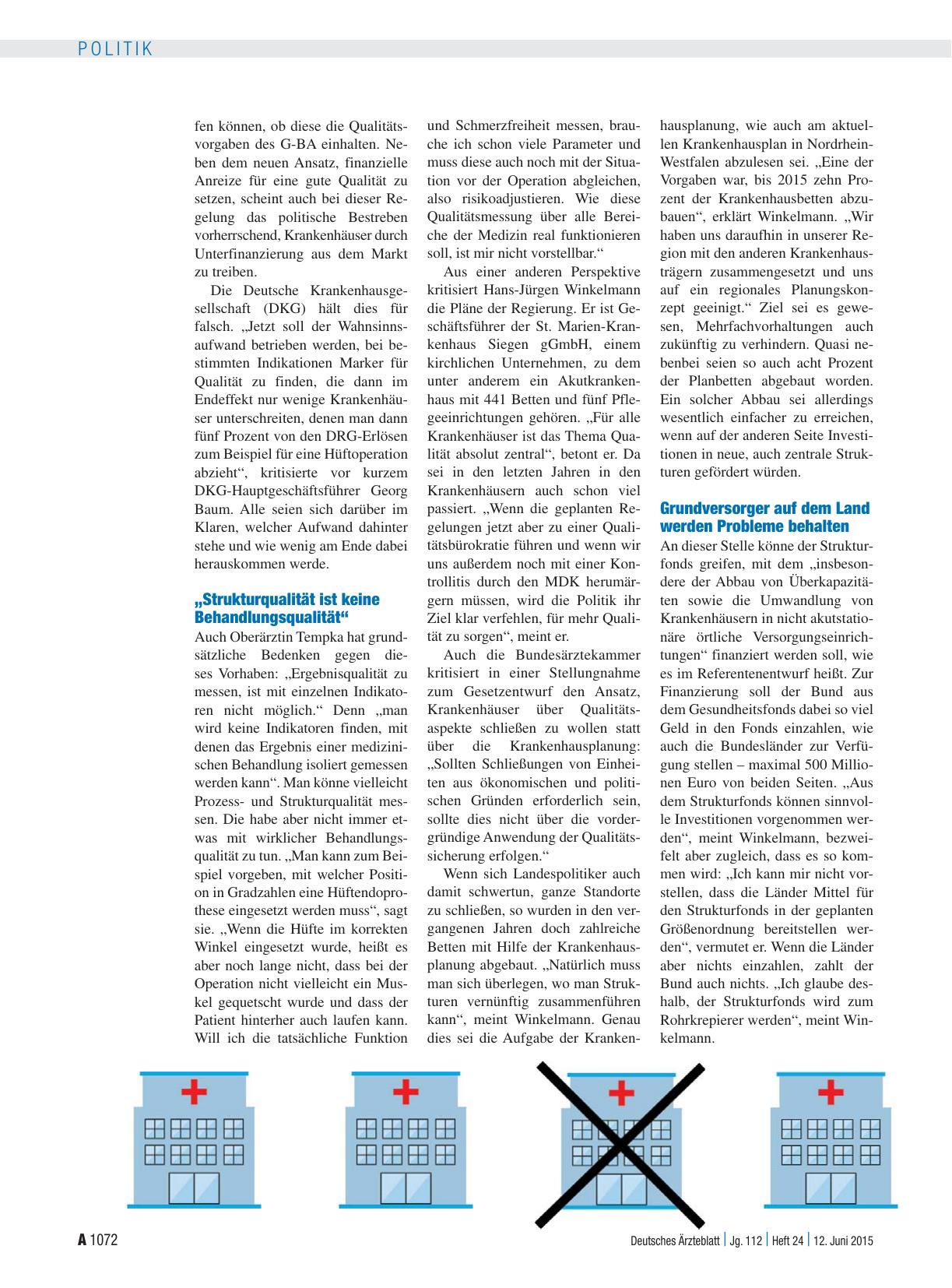 Vorschauseite 2: Krankenhausreform: Welche Häuser müssen schließen?
