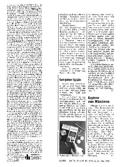 Vorschauseite 1: Computer-Spiele