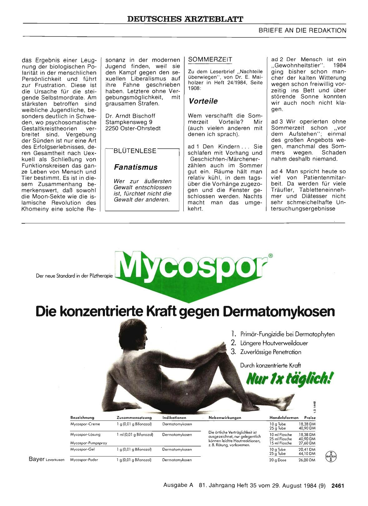 Vorschauseite 1: SOMMERZEIT: Vorteile