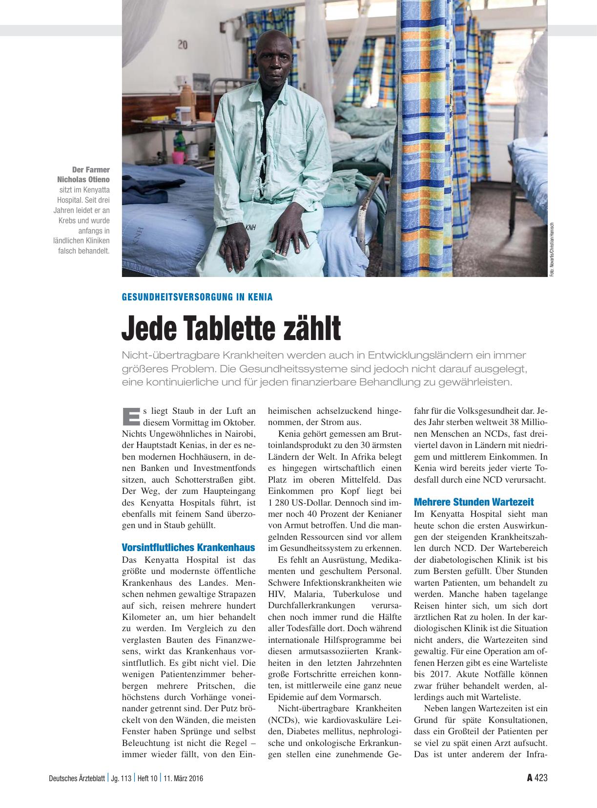 Vorschauseite 1: Gesundheitsversorgung in Kenia: Jede Tablette zählt