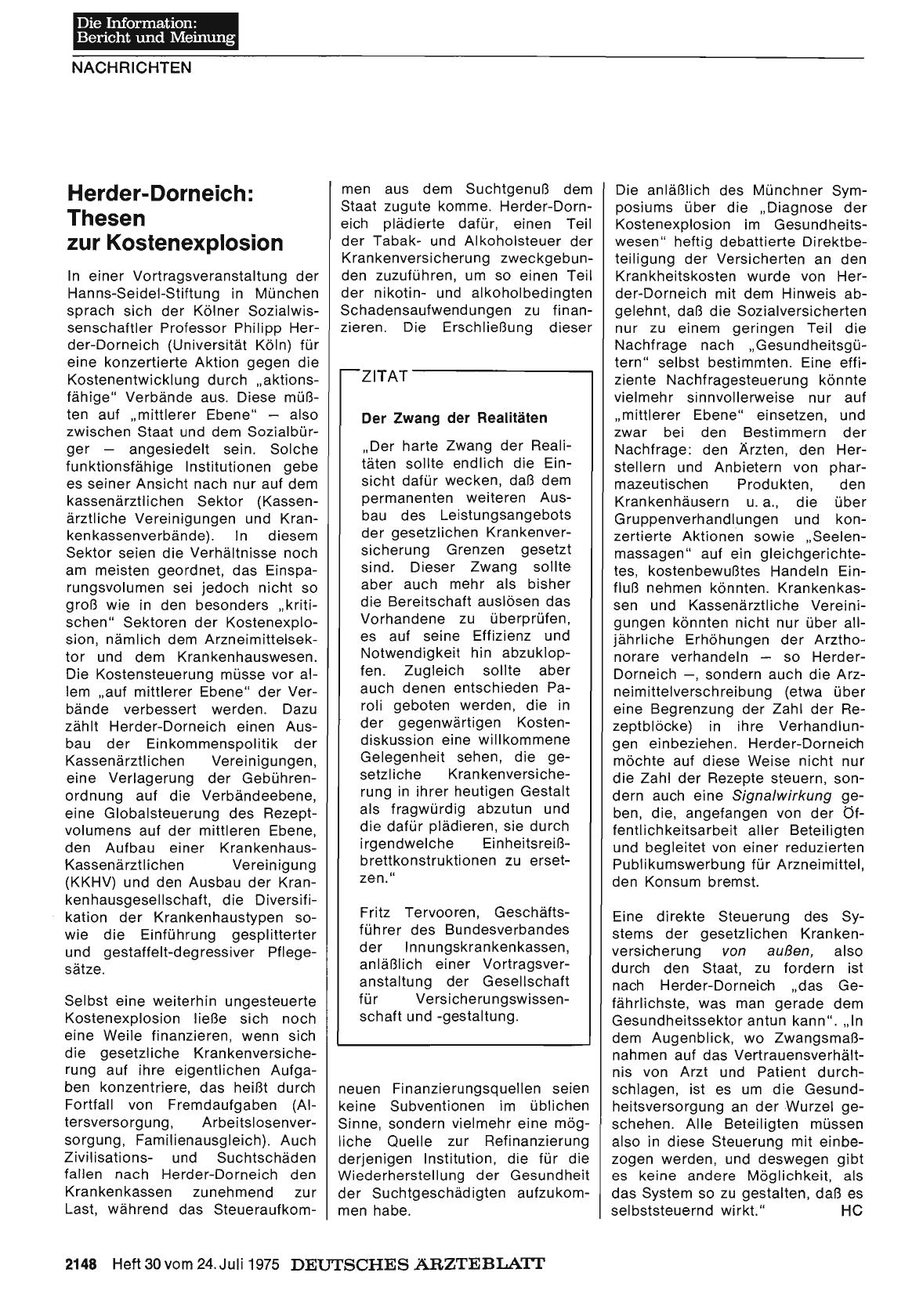 Vorschauseite 1: Der Zwang der Realitäten