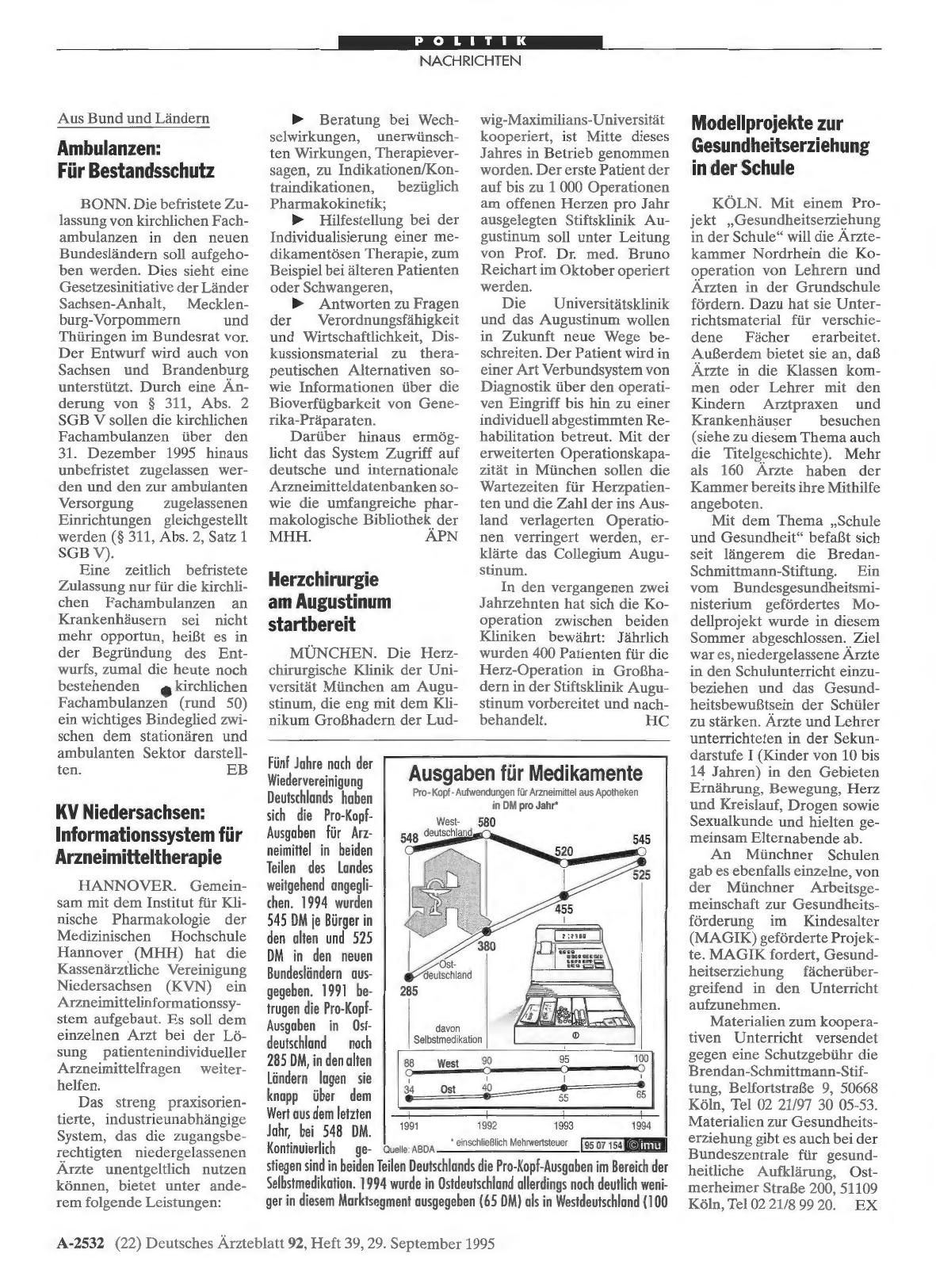 Vorschauseite 1: Herzchirurgie am Augustinum startbereit