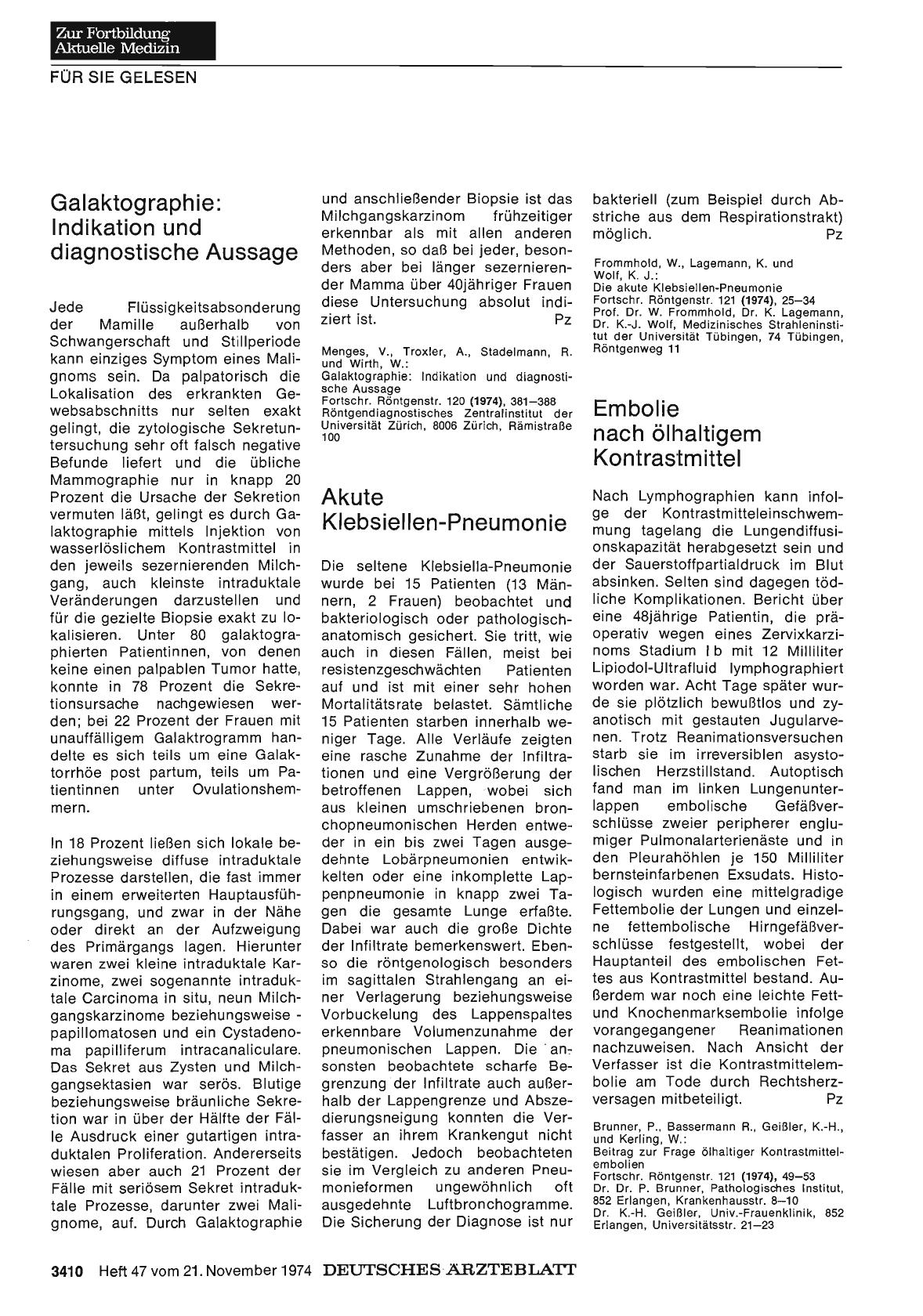 Vorschauseite 1: Akute Klebsiellen-Pneumonie