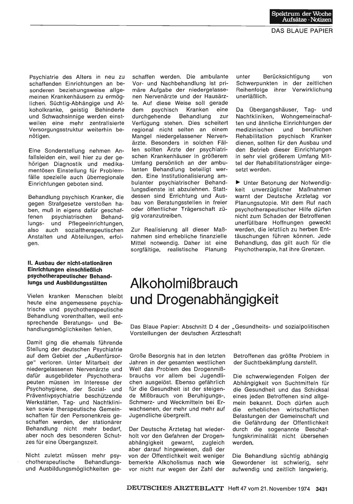 Vorschauseite 1: Alkoholmißbrauch und Drogenabhängigkeit