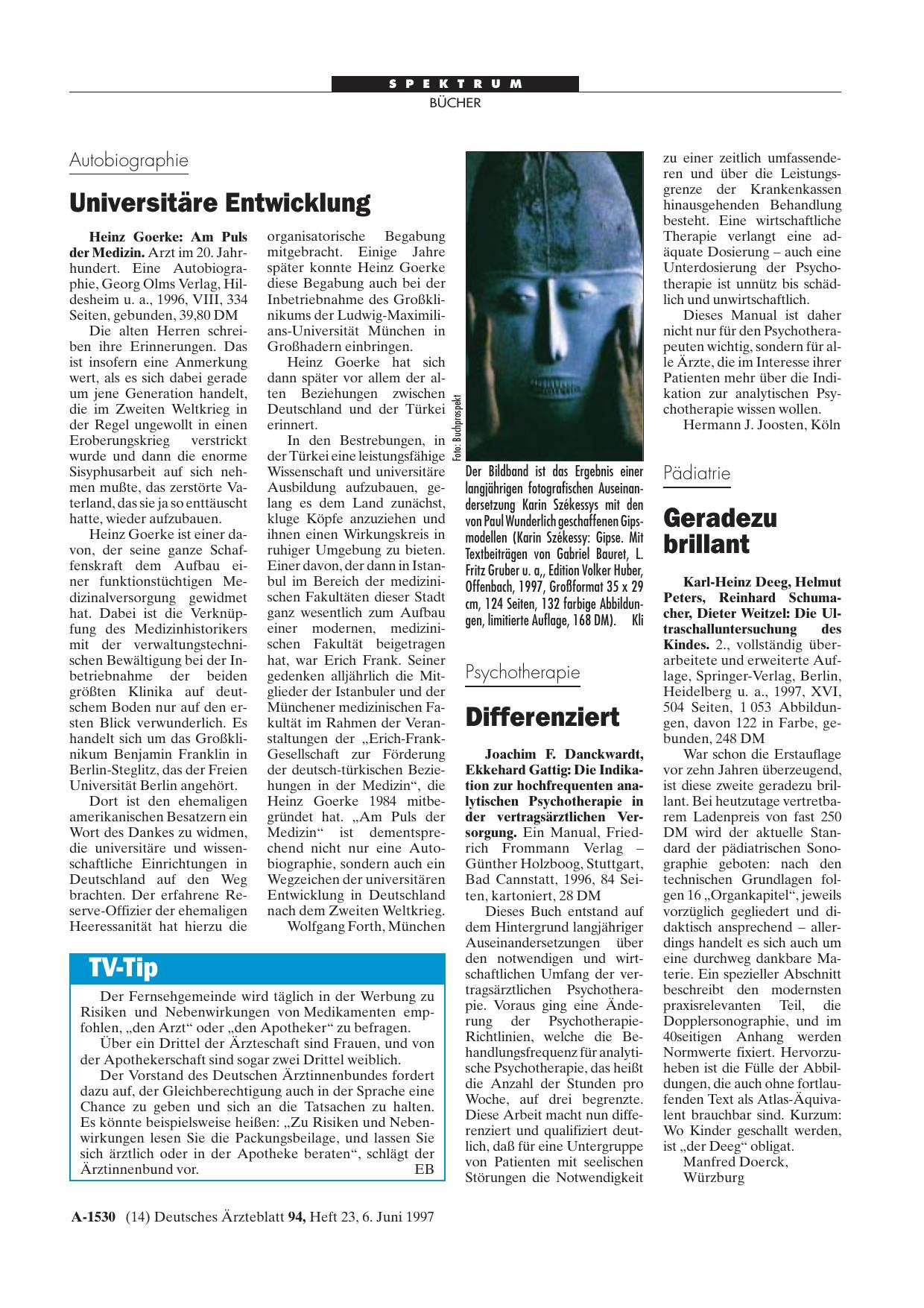 Vorschauseite 1: Die Ultraschalluntersuchung des Kindes