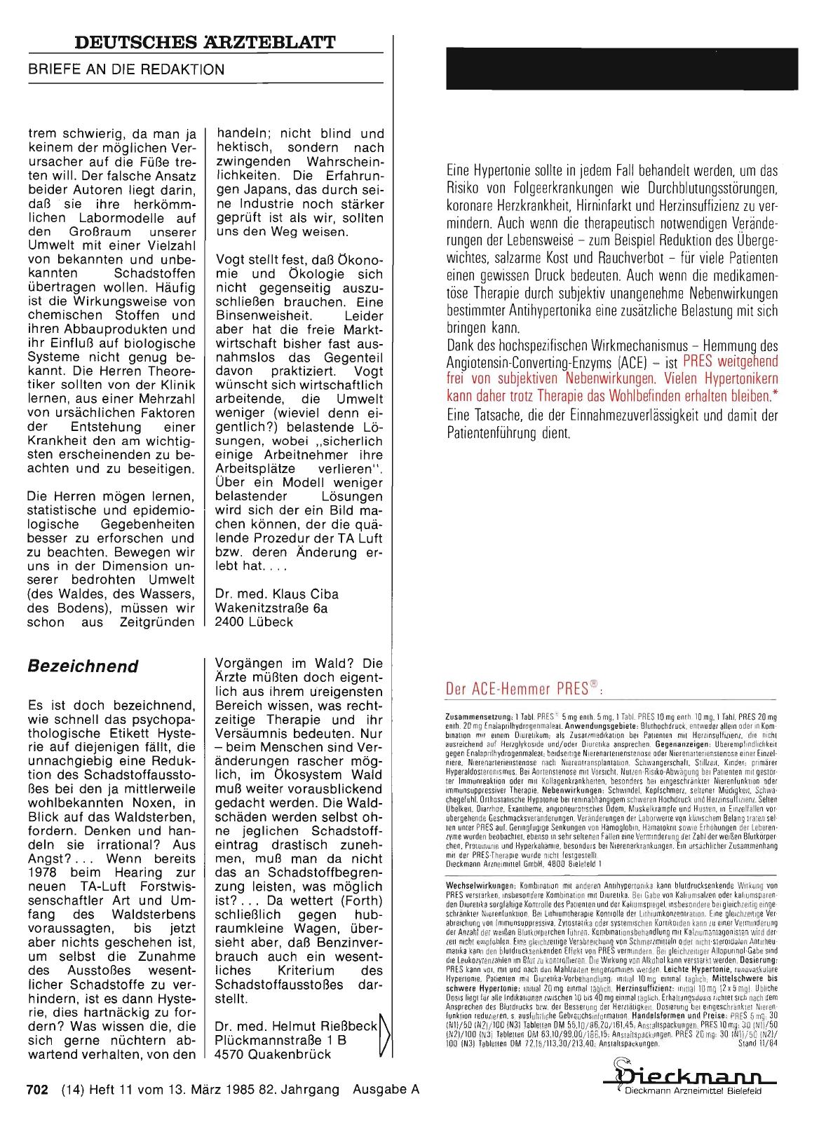 Vorschauseite 1: UMWELTSCHUTZ: Bezeichnend