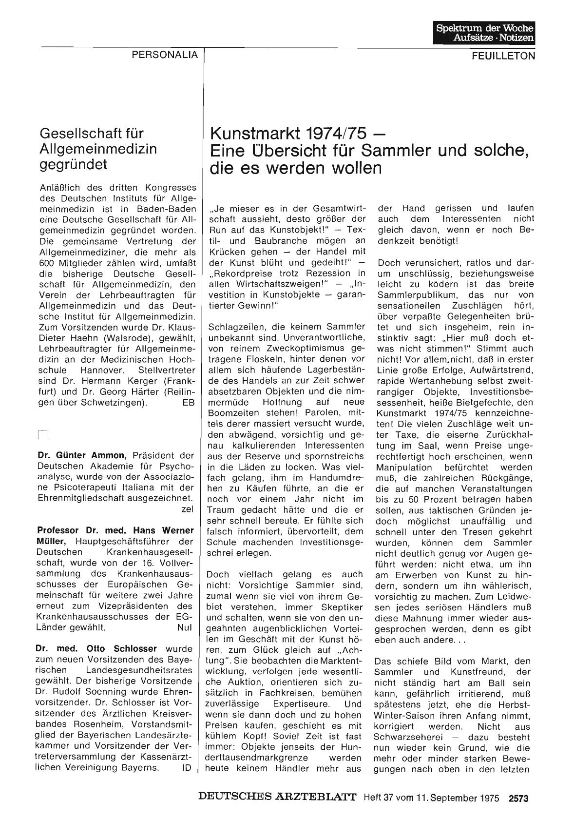 Vorschauseite 1: Gewählt - Ausgezeichnet.