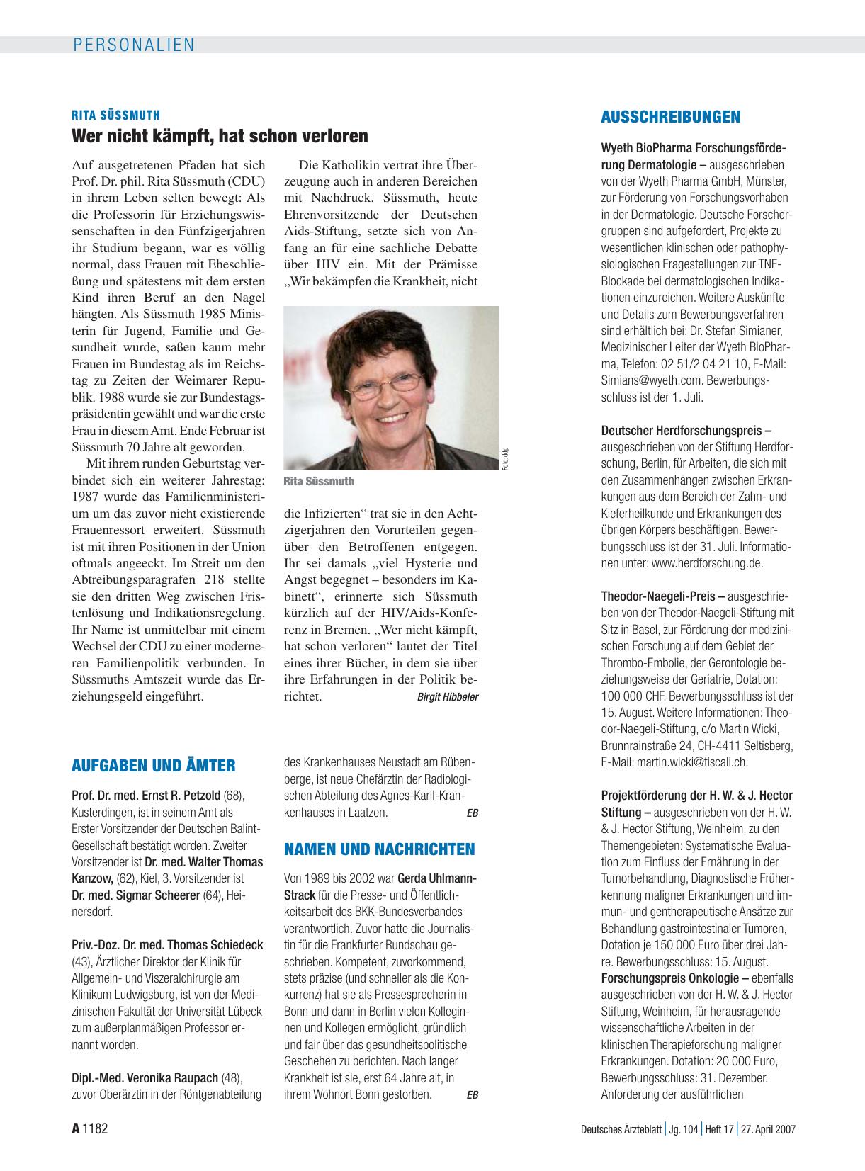Vorschauseite 1: Aufgaben und Ämter
