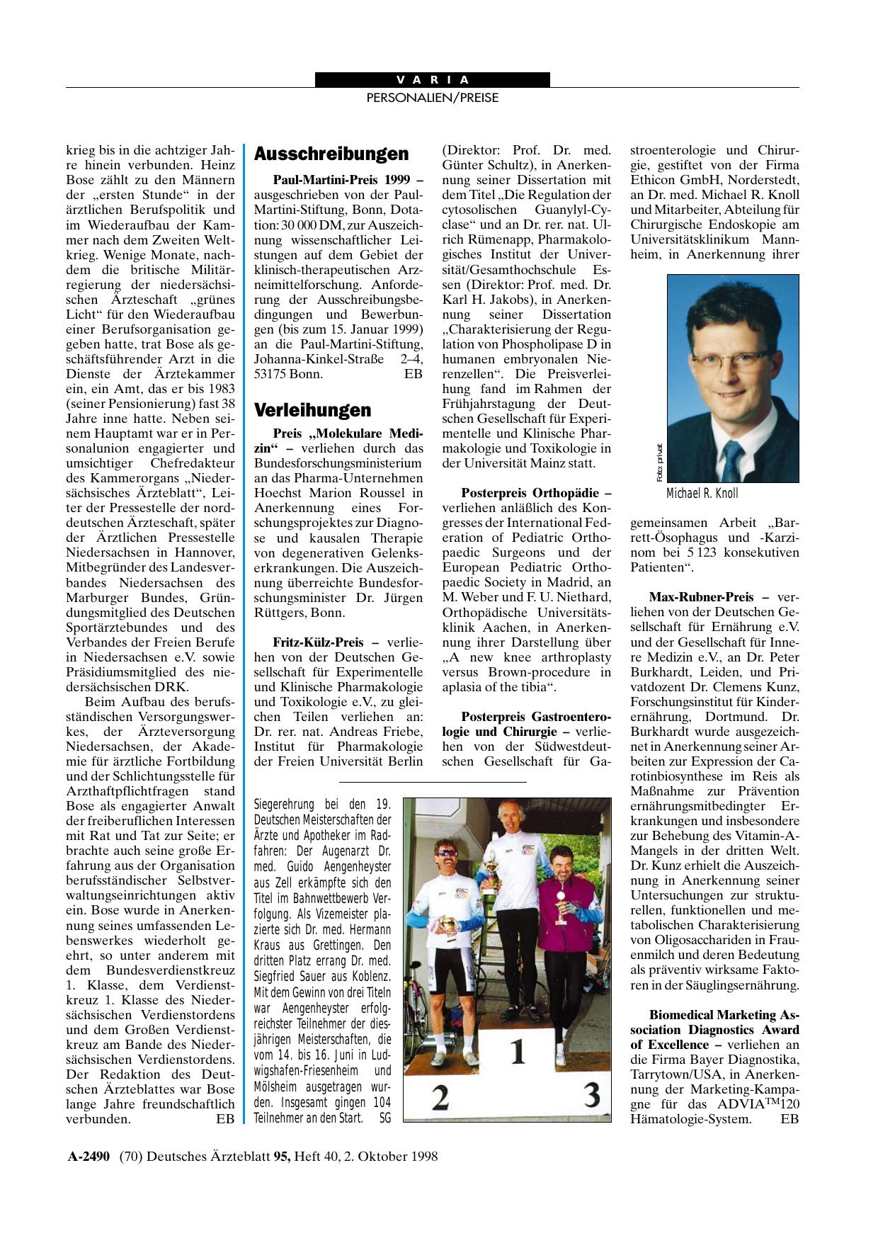 Vorschauseite 1: Ausschreibungen
