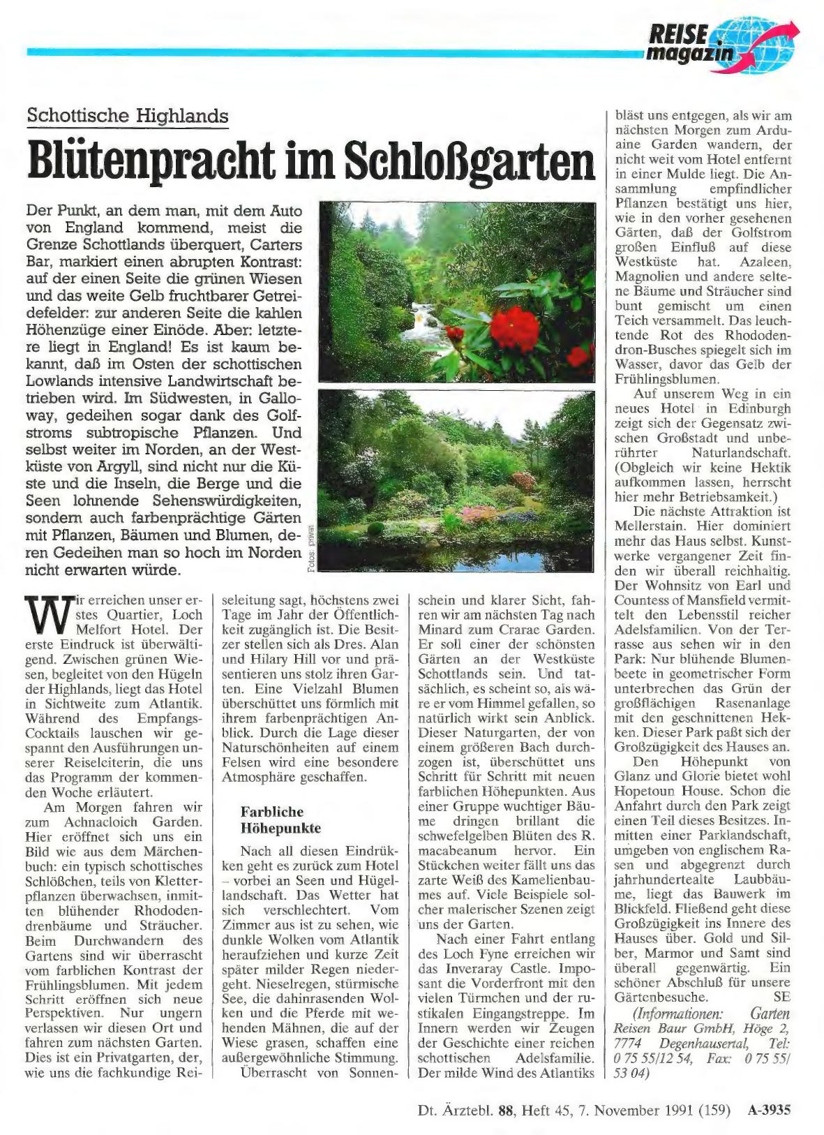 Vorschauseite 1: Schottische Highlands Blütenpracht im Schloßgarten