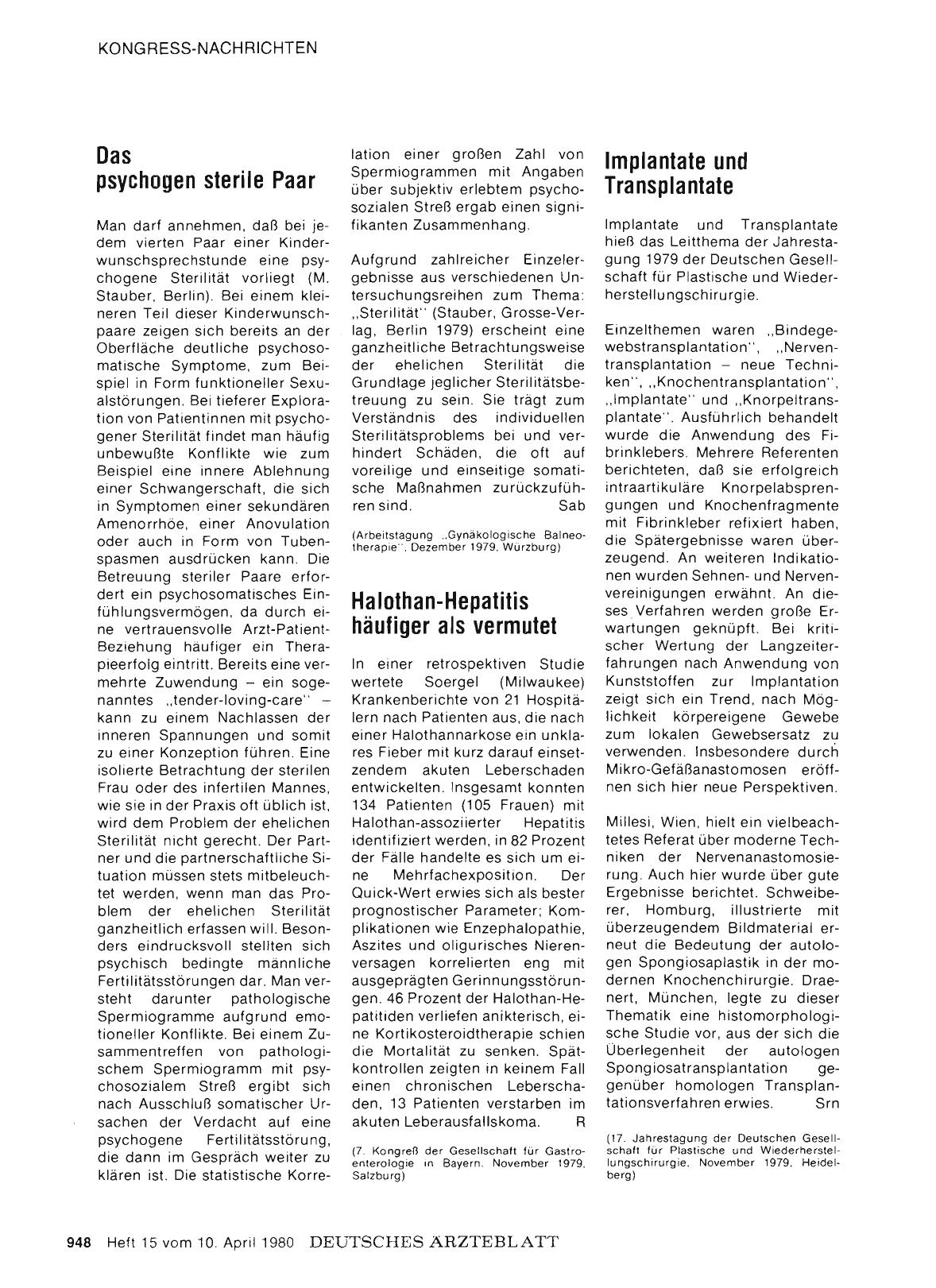 Vorschauseite 1: Das psychogen sterile Paar