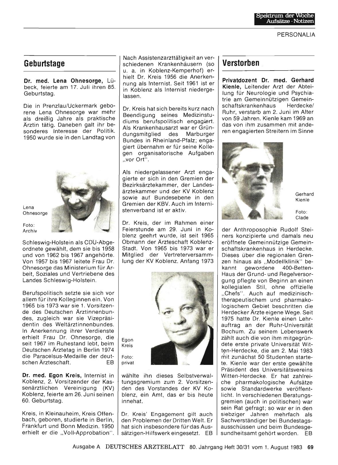 Vorschauseite 1: Geburtstage