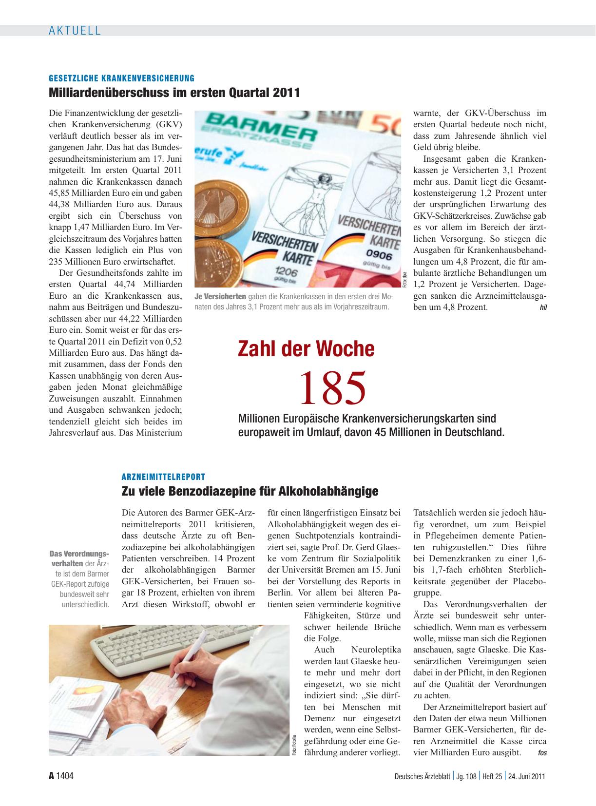 Vorschauseite 1: Zahl der Woche 185