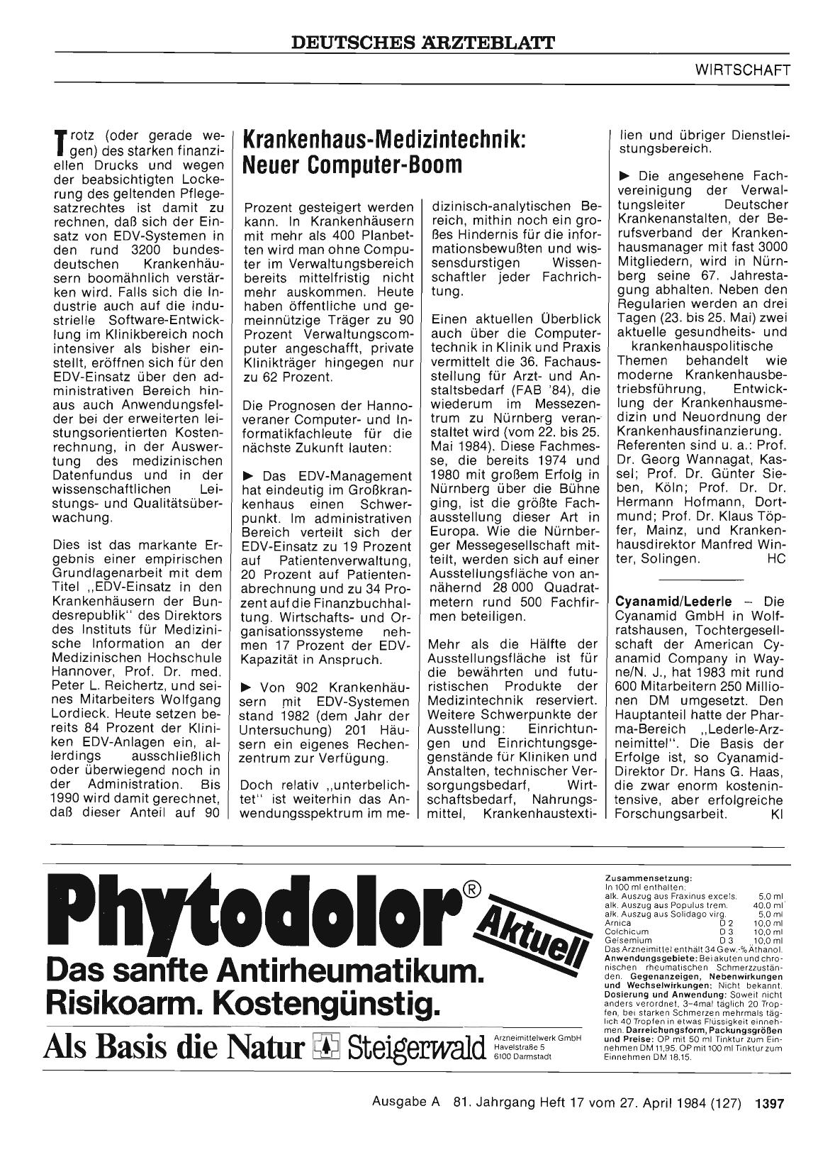 Vorschauseite 1: Cyanamid / Lederle