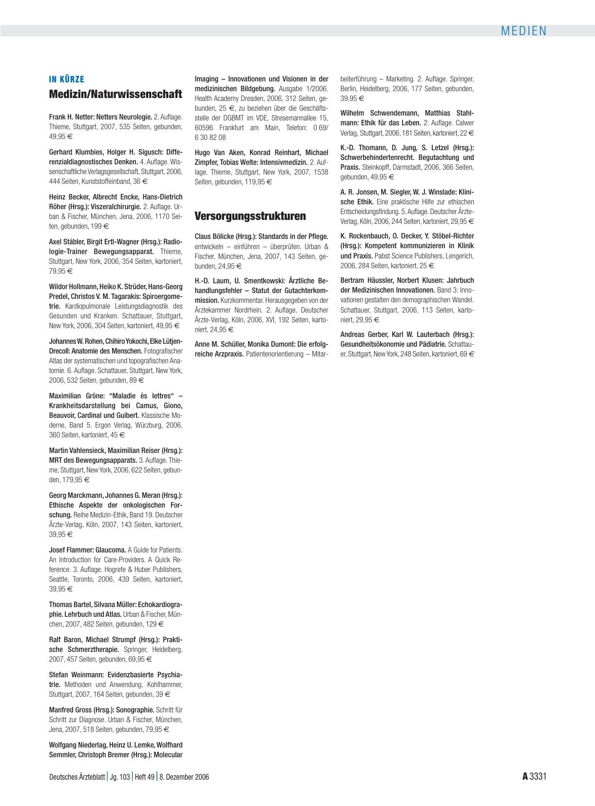 Vorschauseite 1: In Kürze