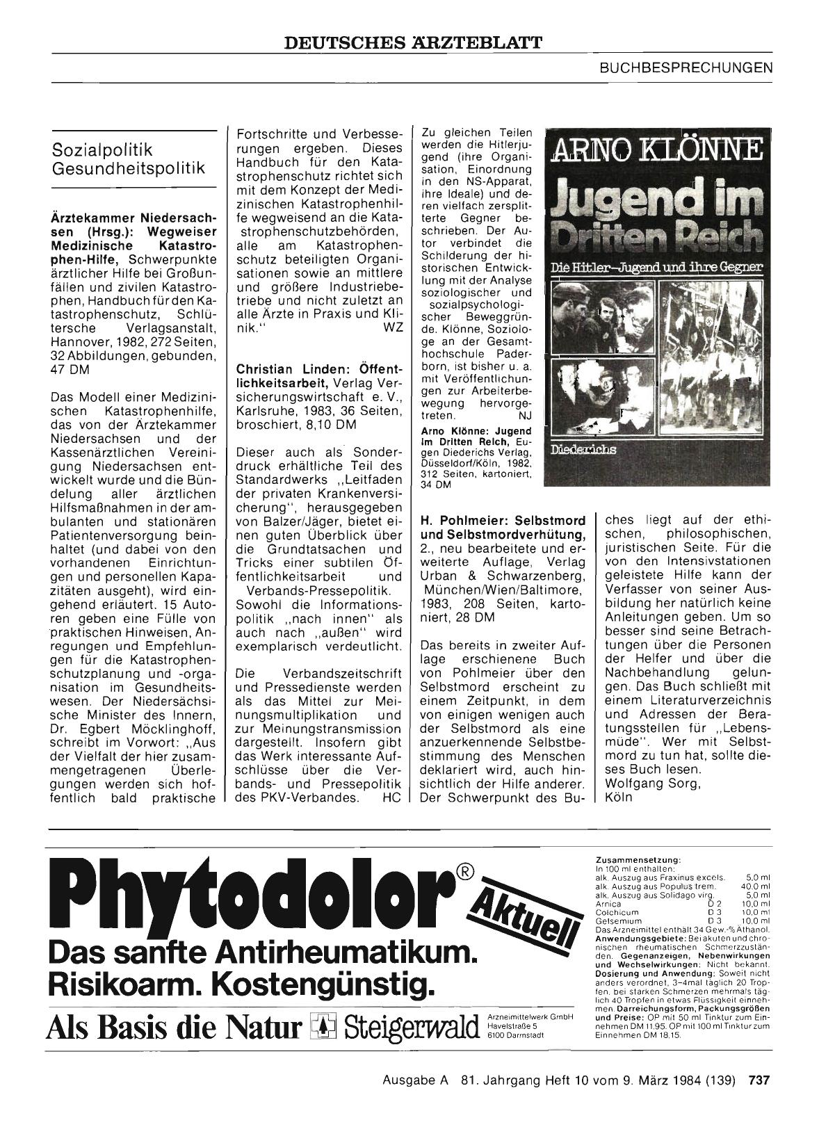 Vorschauseite 1: Sozialpolitik Gesundheitspolitik