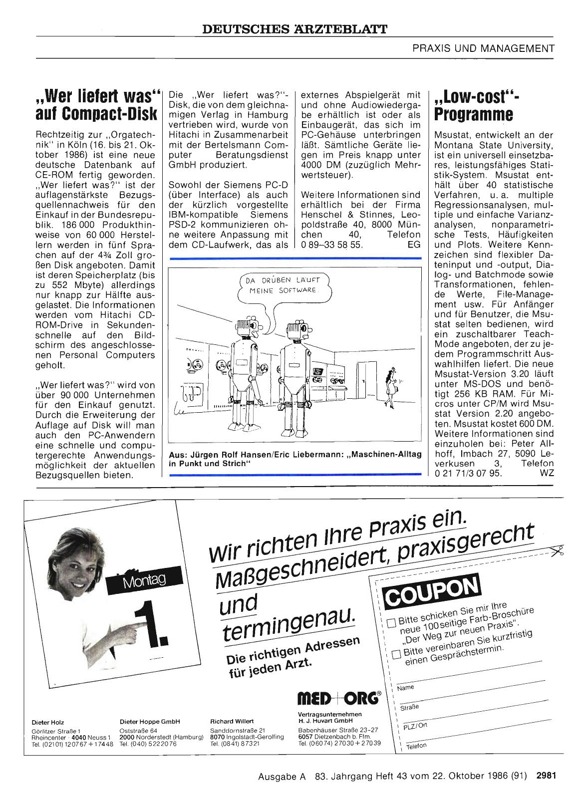 Vorschauseite 1: „Wer liefert was„ auf Compact-Disk