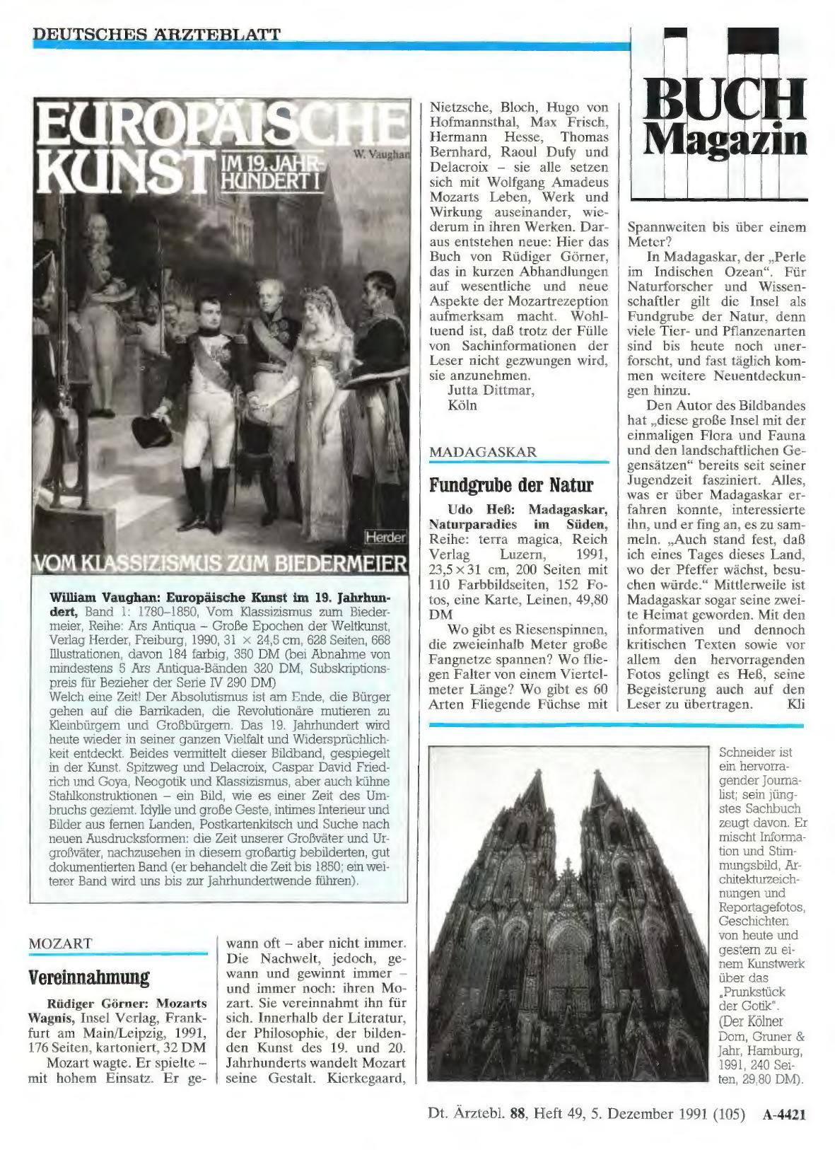 Vorschauseite 1: „Prunkstück der Gotik“.