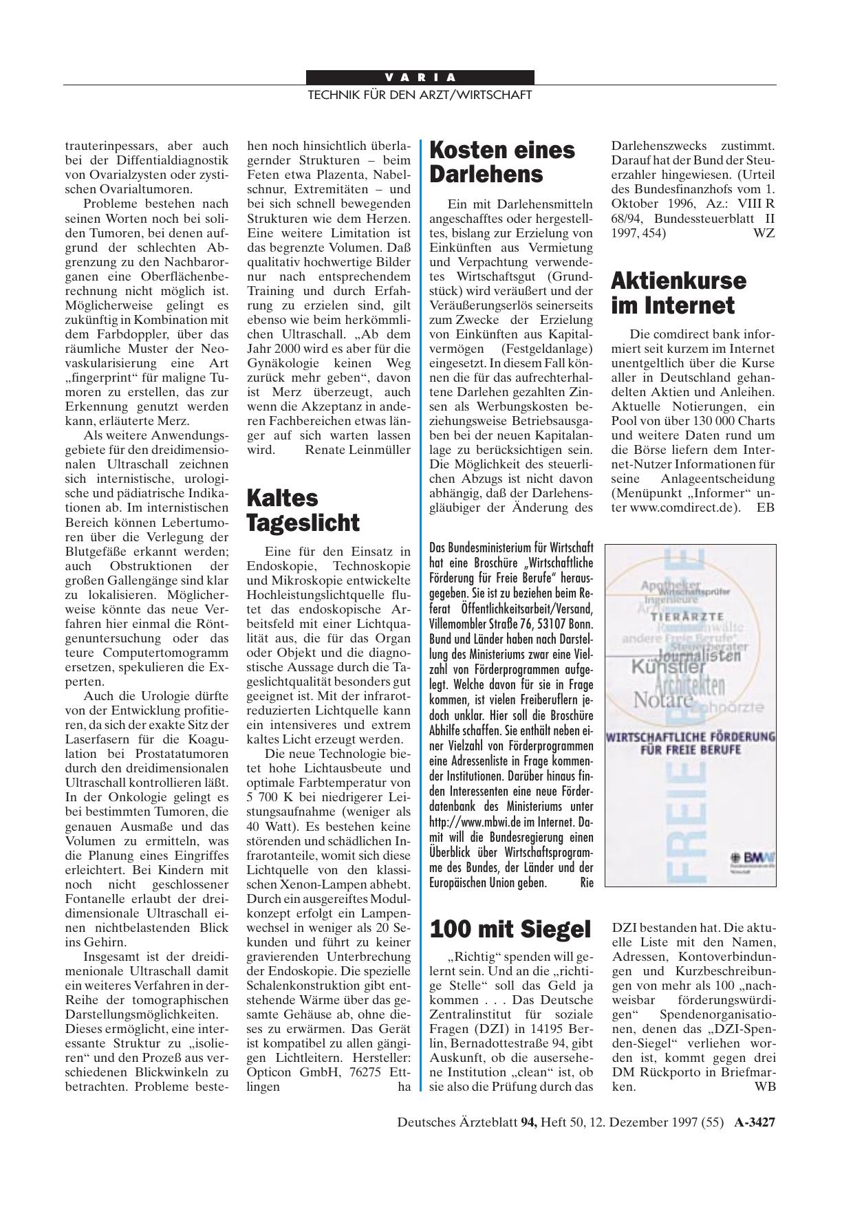 Vorschauseite 1: Aktienkurse im Internet