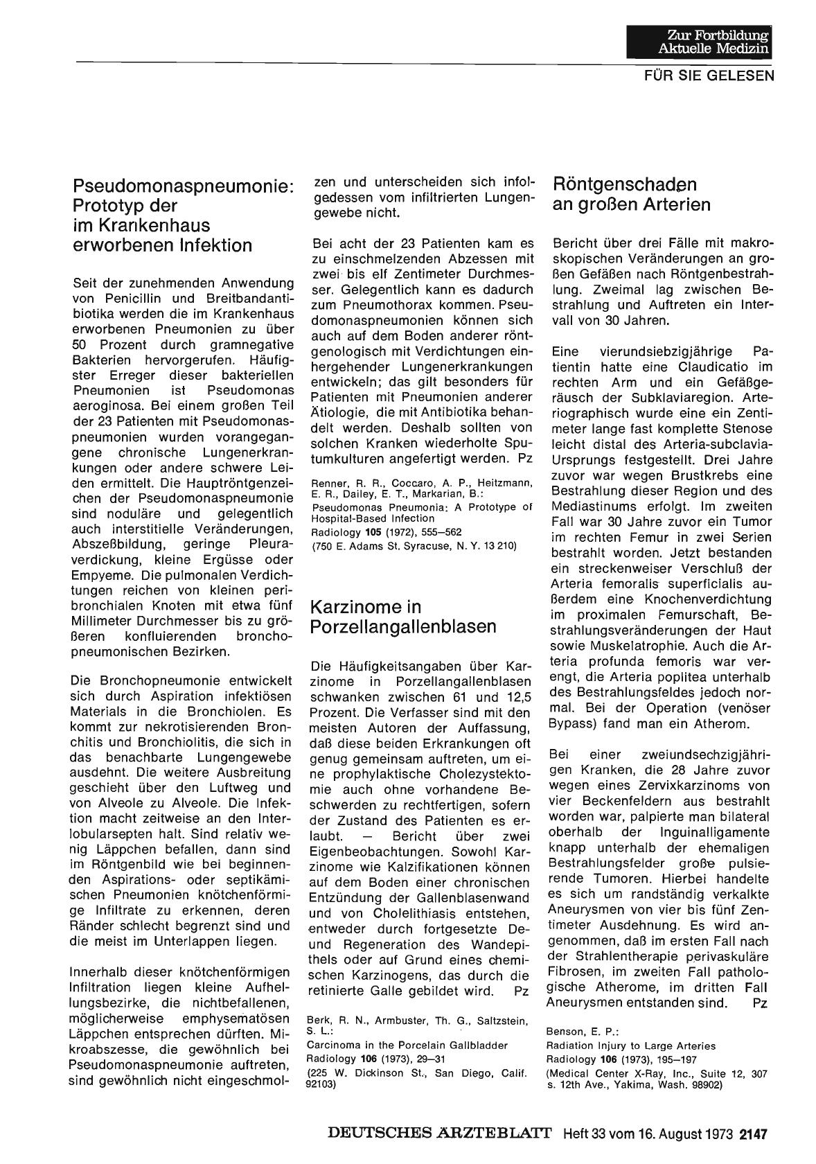 Vorschauseite 1: Pseudomonaspneumonie: Prototyp der im Krankenhaus erworbenen Infektion