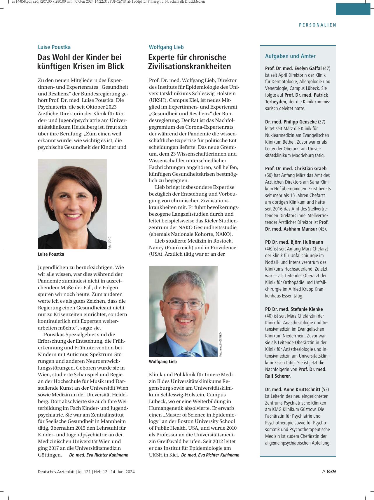 Vorschauseite 1: Aufgaben und Ämter