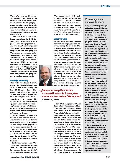 Vorschauseite 3: Krankenhäuser: Streit um mehr Zentralisierung