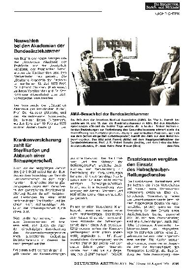 Vorschauseite 1: Ersatzkassen vergüten den Einsatz des Hubschrauber-Rettungsdienstes