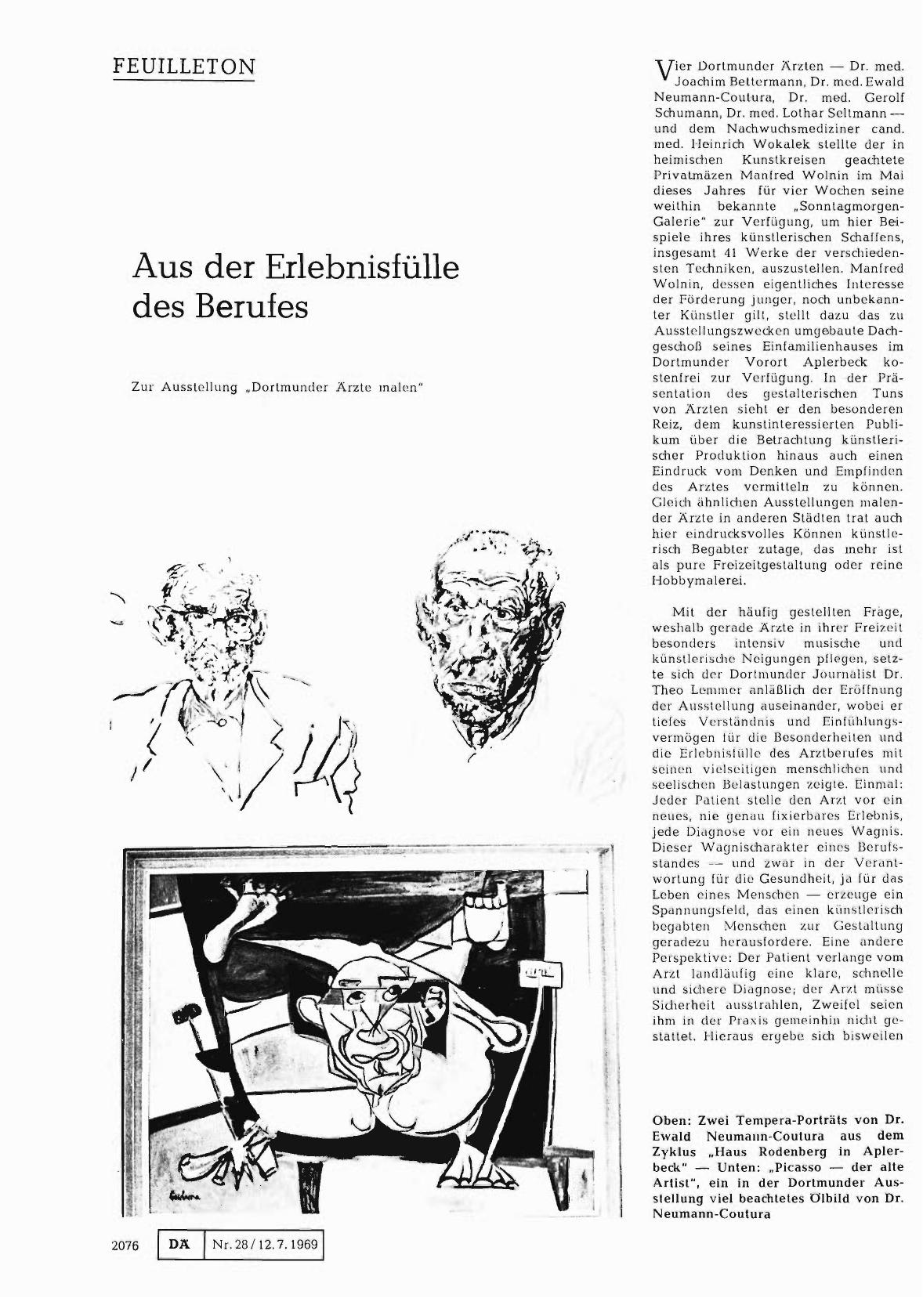 Vorschauseite 1: Aus der Erlebnisfülle des Berufes