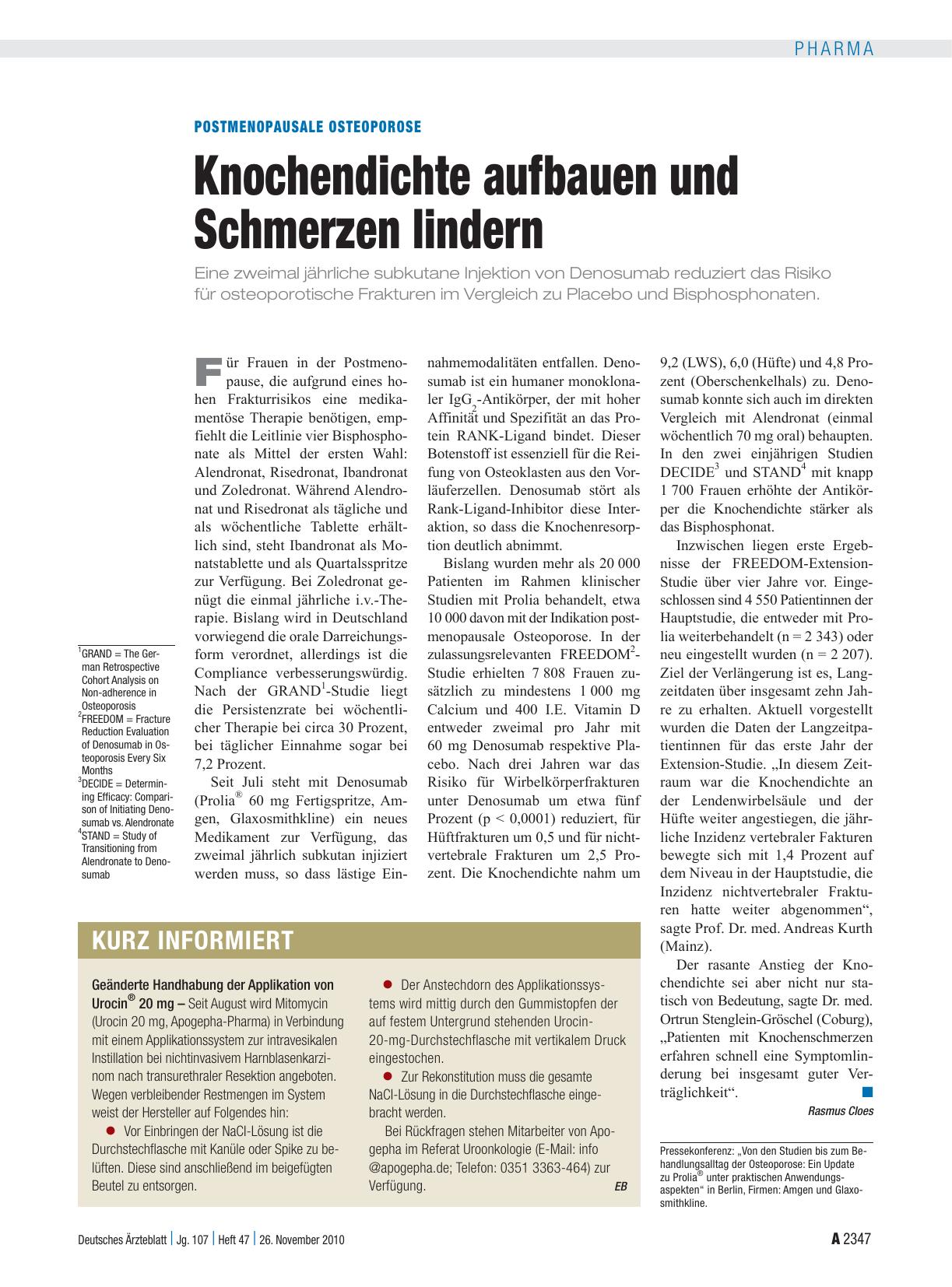 Vorschauseite 1: Kurz informiert