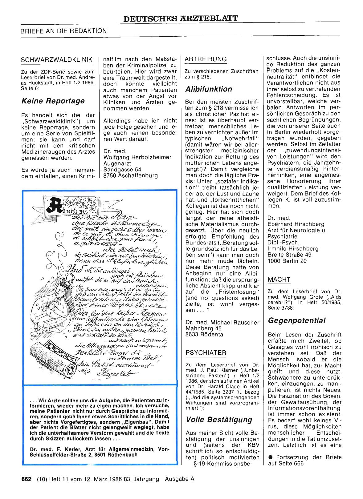 Vorschauseite 1: SCHWARZWALDKLINIK: Keine Reportage