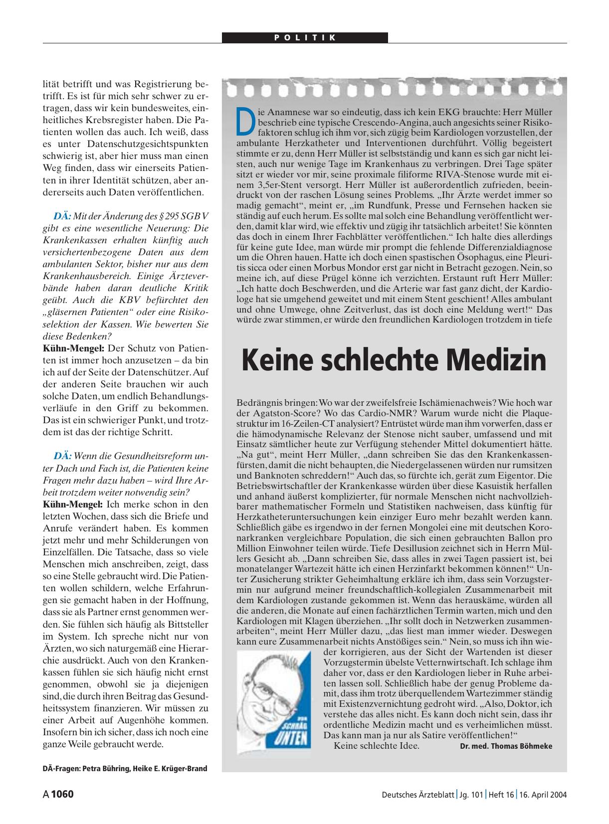 Vorschauseite 1: Keine schlechte Medizin