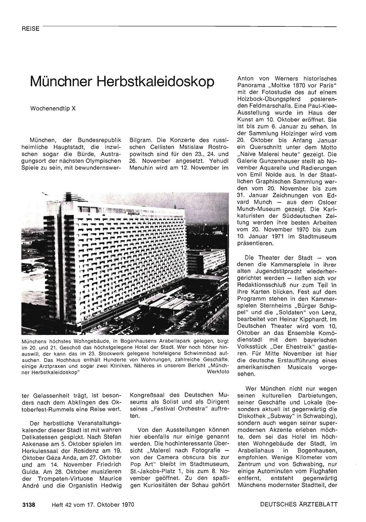 Vorschauseite 1: Münchner Herbstkaleidoskop