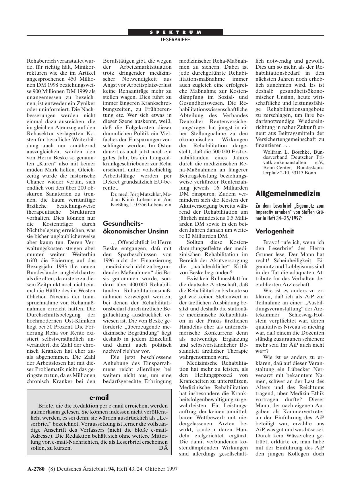 Vorschauseite 1: Allgemeinmedizin: Verlogenheit