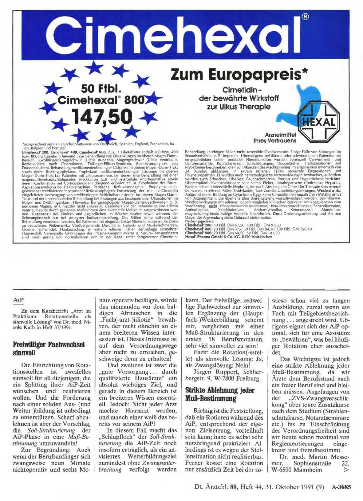 Vorschauseite 1: AiP: Freiwilliger Fachwechsel sinnvoll