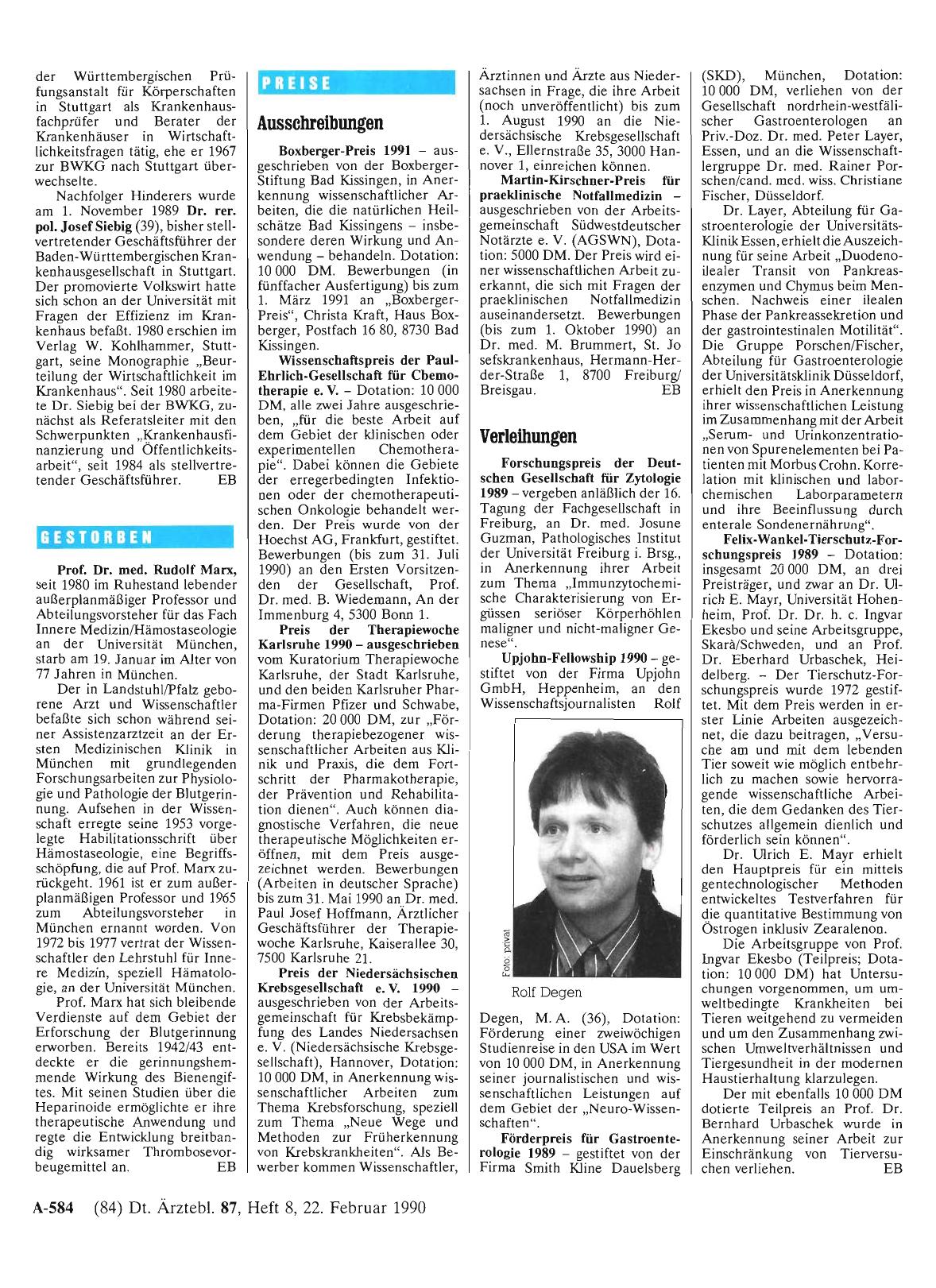 Vorschauseite 1: PREISE