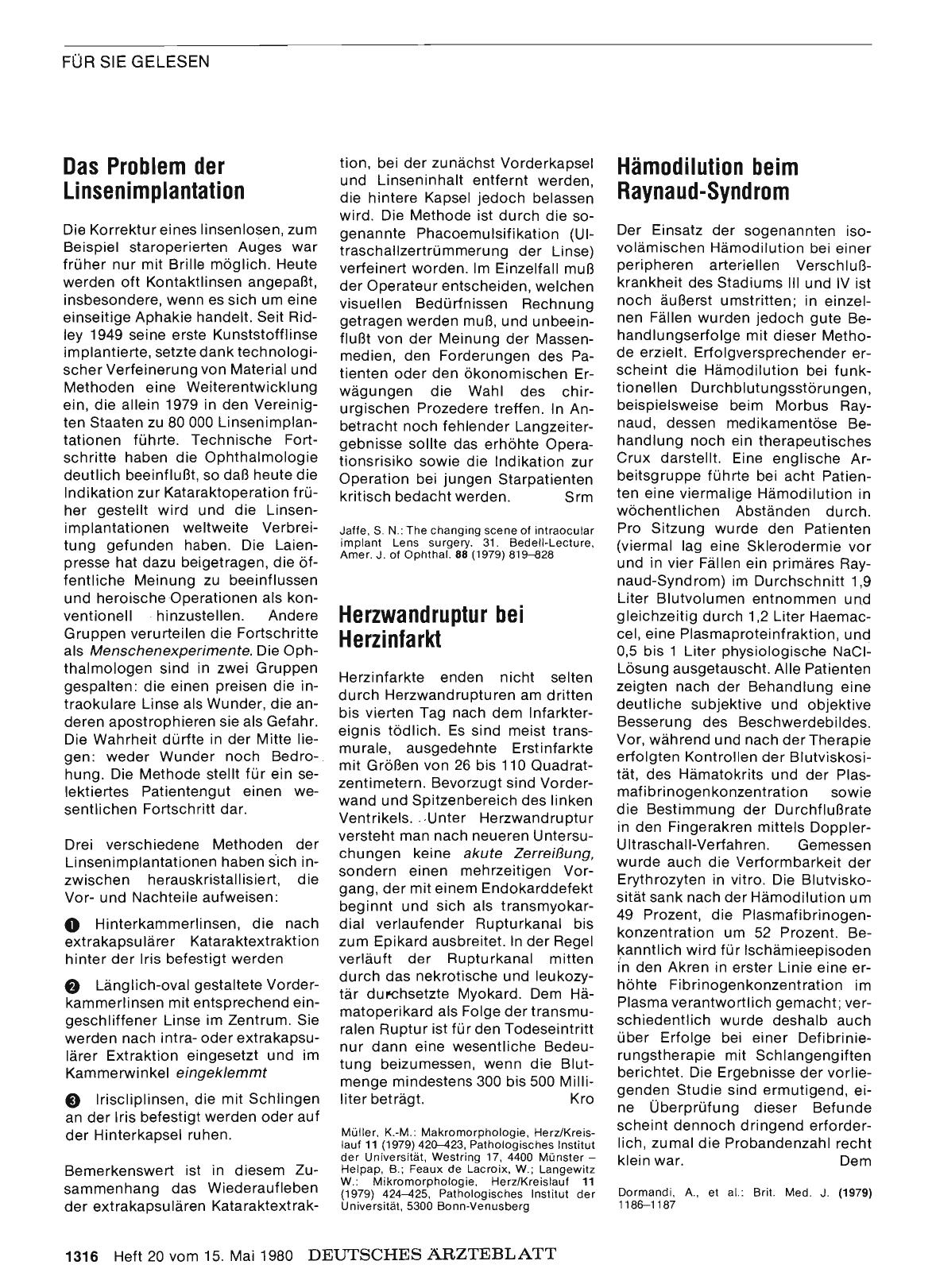 Vorschauseite 1: Herzwandruptur bei Herzinfarkt