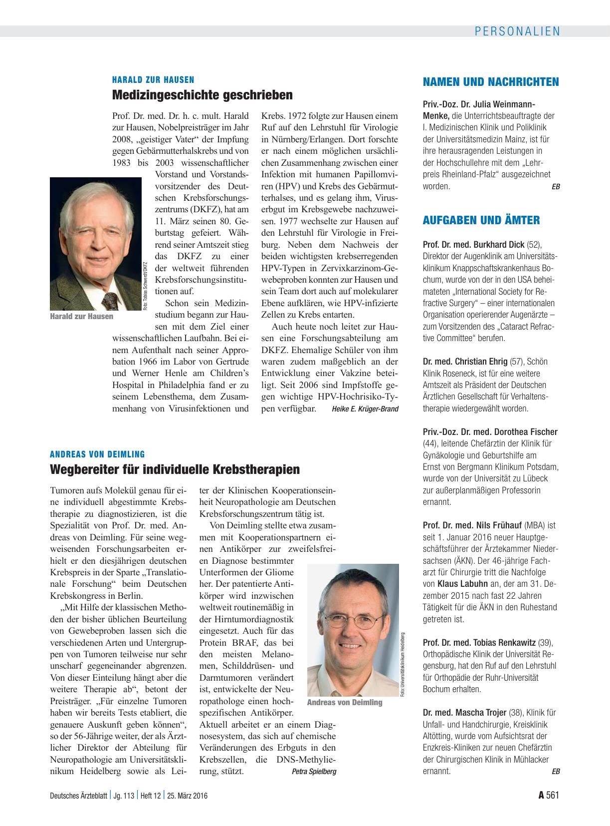 Vorschauseite 1: Aufgaben und Ämter
