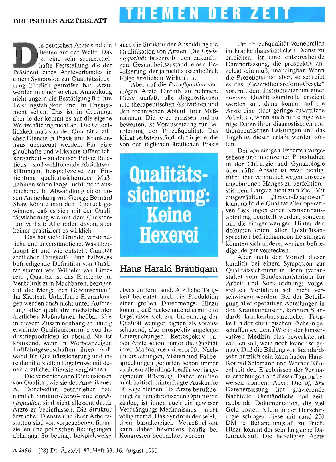 Vorschauseite 1: Qualitätssicherung: Keine Hexerei