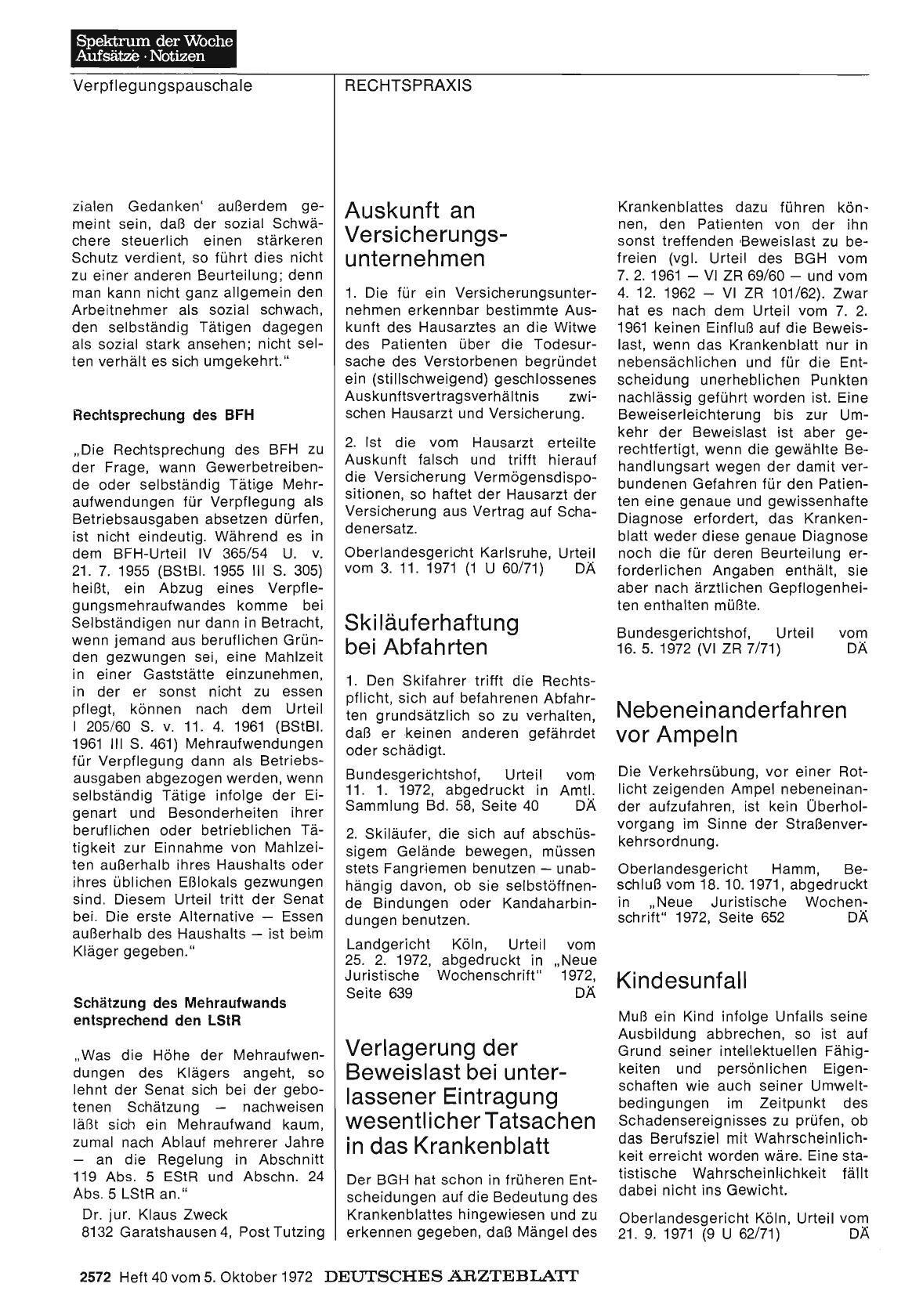 Vorschauseite 1: Auskunft an Versicherungsunternehmen