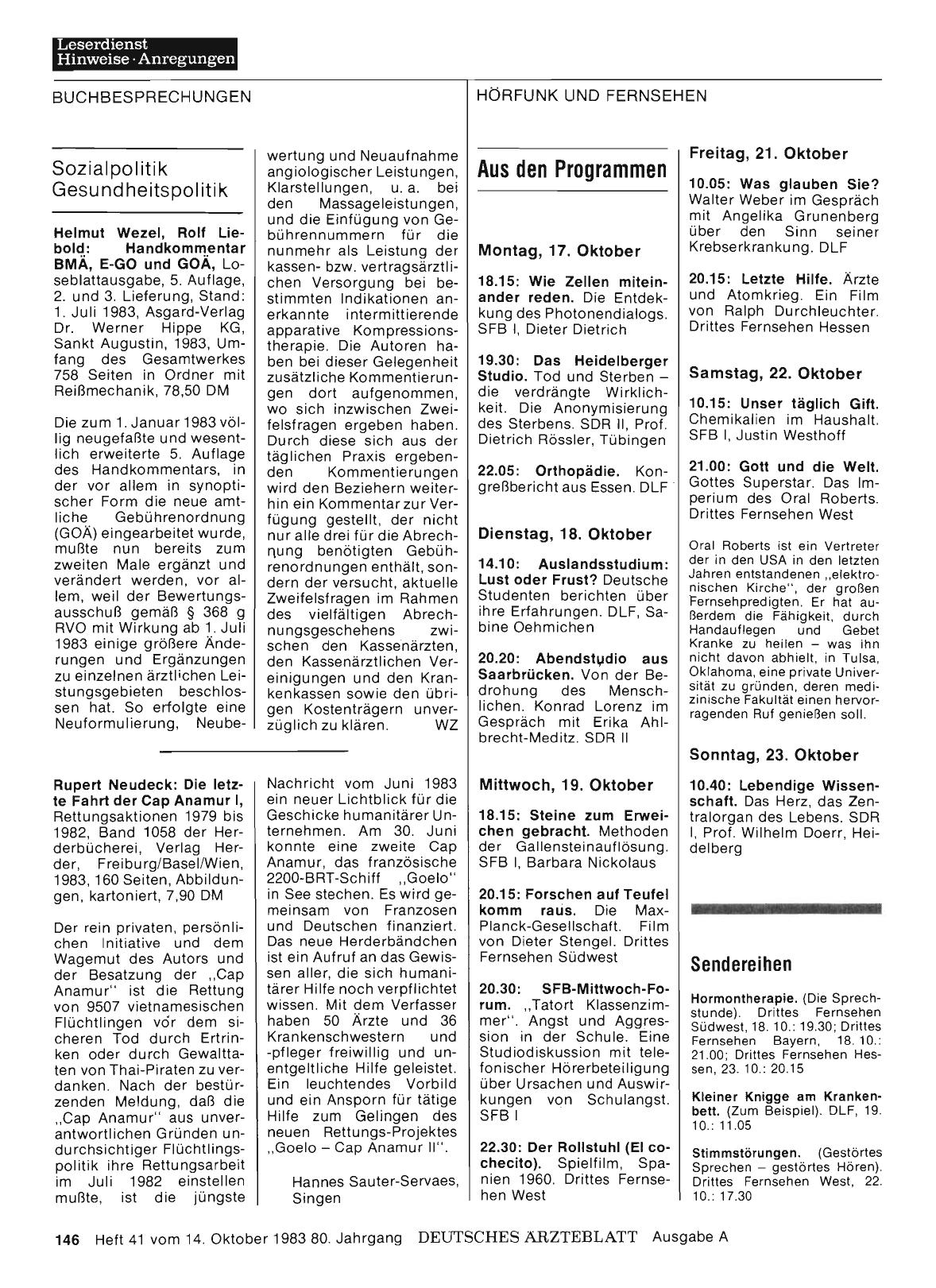 Vorschauseite 1: Sendereihen