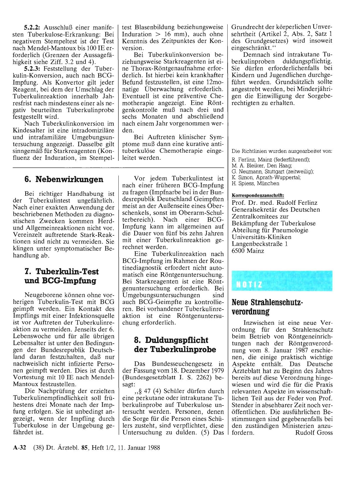 Vorschauseite 1: Neue Strahlenschutzverordnung