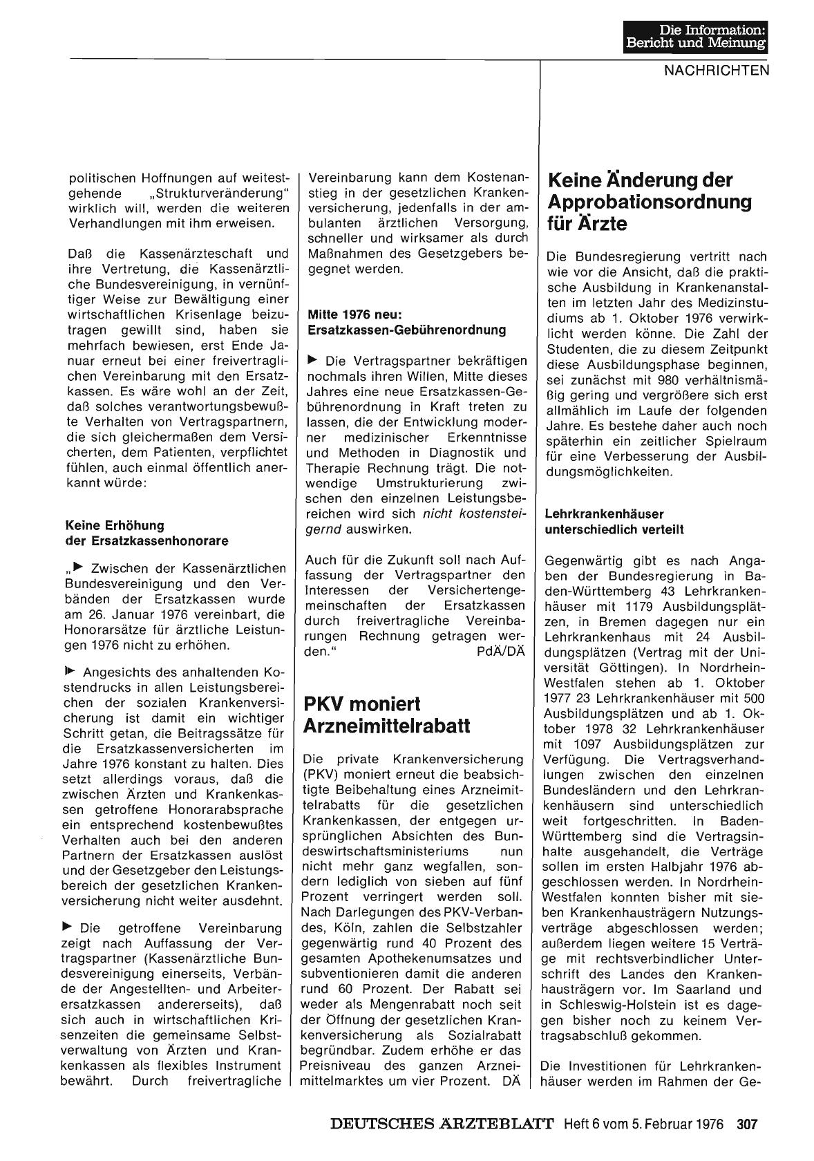 Vorschauseite 1: PKV moniert Arzneimittelrabatt