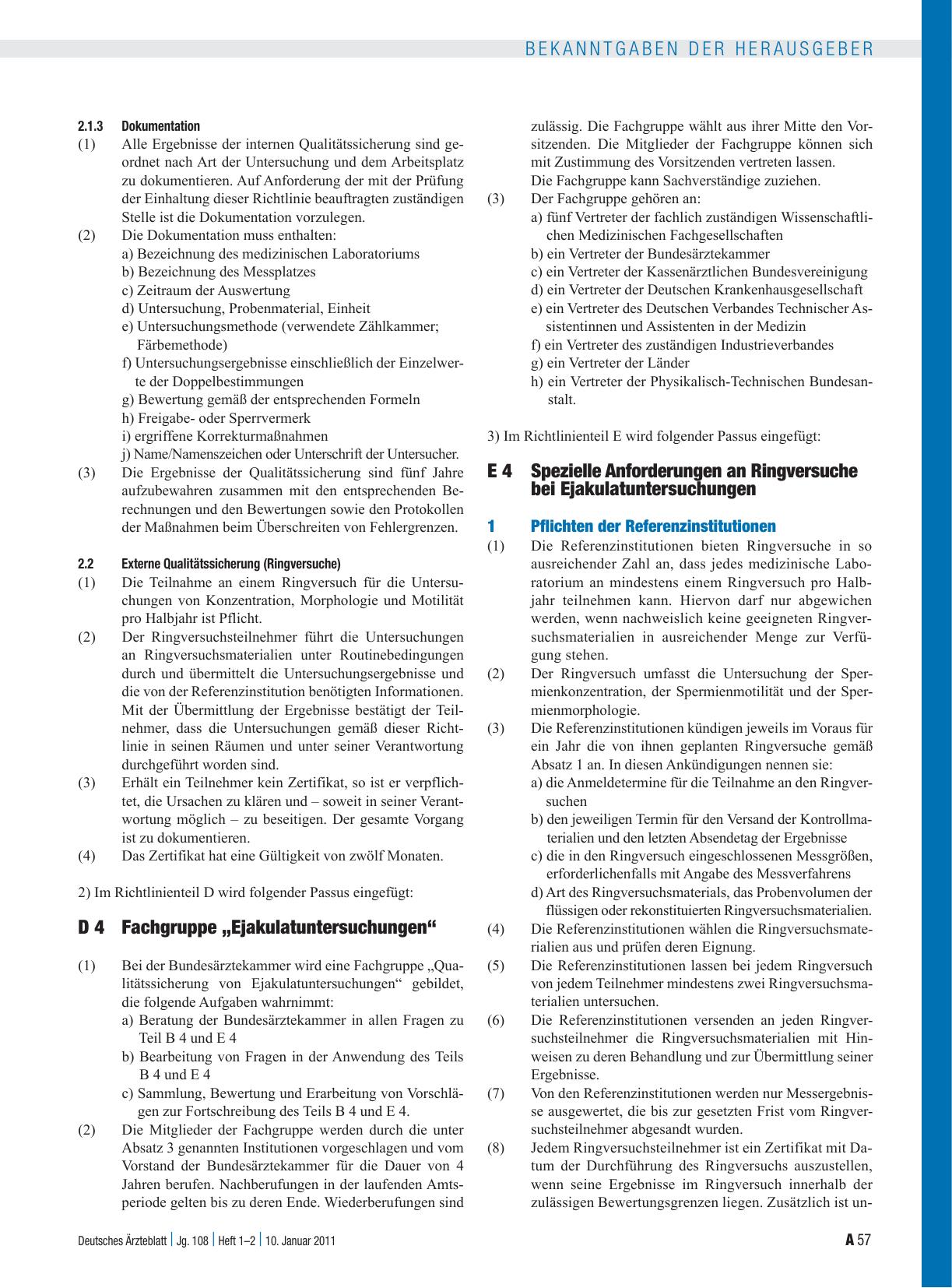 Vorschauseite 3: Qualitätssicherung laboratoriumsmedizinischer Untersuchungen