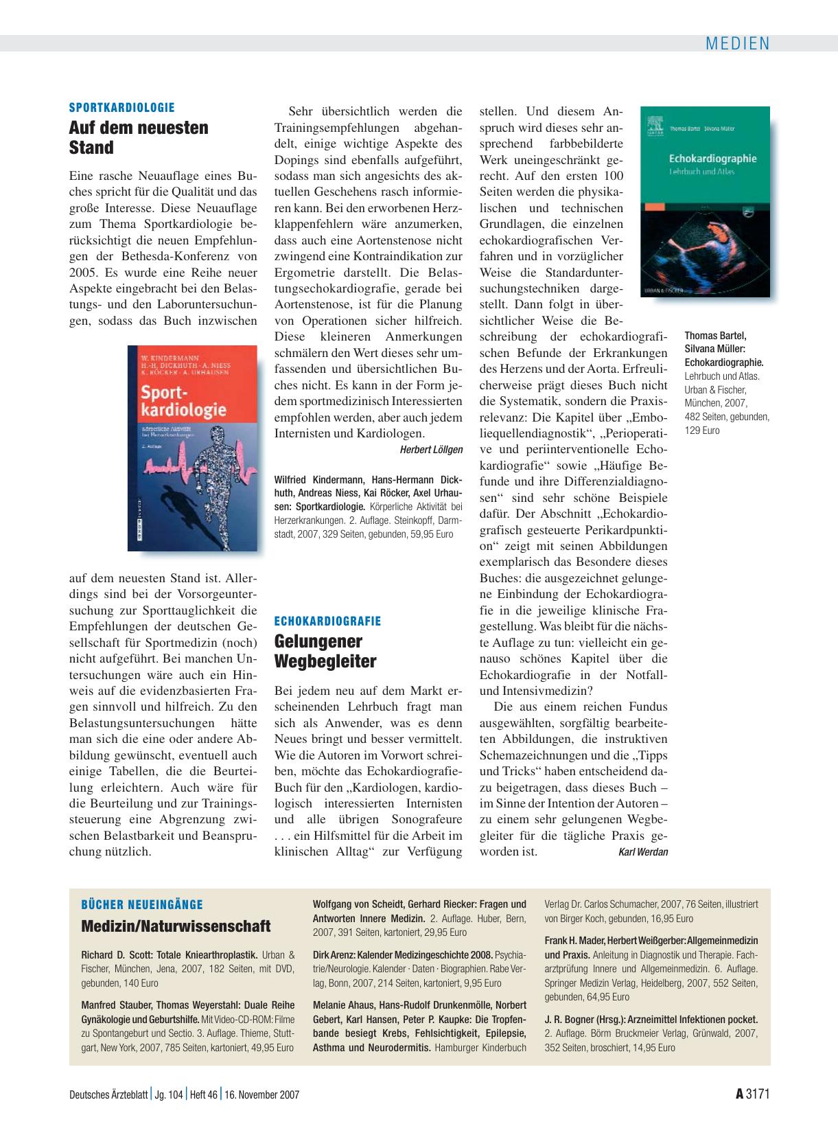 Vorschauseite 1: Echokardiographie: Lehrbuch und Atlas