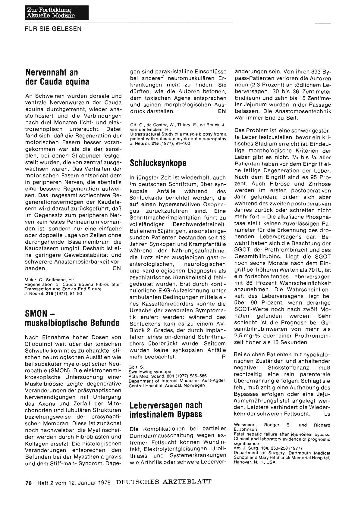 Vorschauseite 1: Schlucksynkope