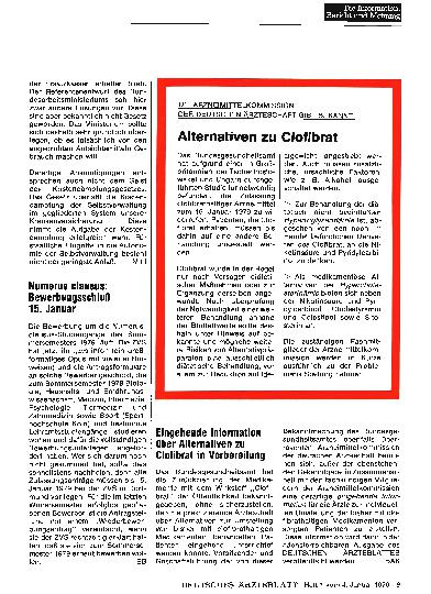 Vorschauseite 1: Numerus clausus: Bewerbungsschluß 15. Januar